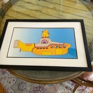 The Beatles Yellow Submarine Framed Art 21“ x 33“ animated cell artwork
